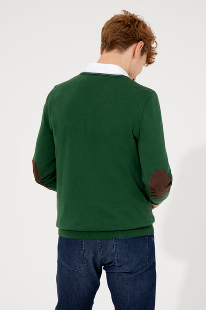Green Knitting Jumper U.S. Polo Assn.