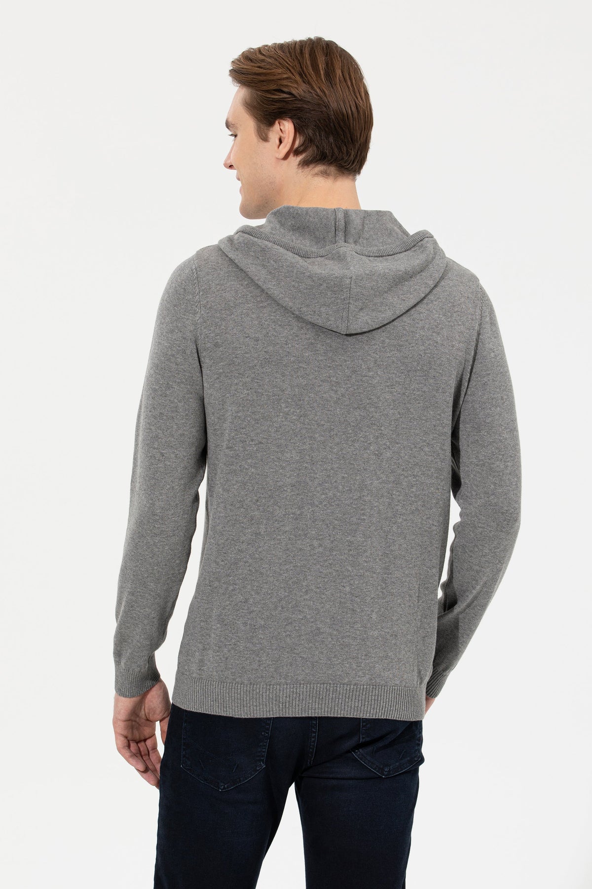 Light Grey Knitting Jumper U.S. Polo Assn.