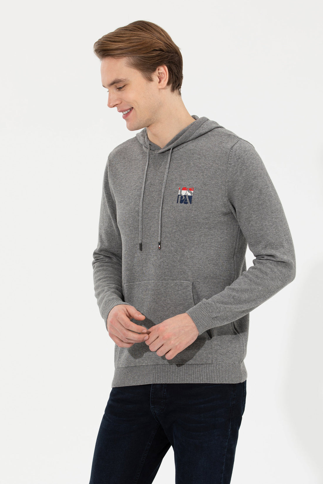 Light Grey Knitting Jumper U.S. Polo Assn.