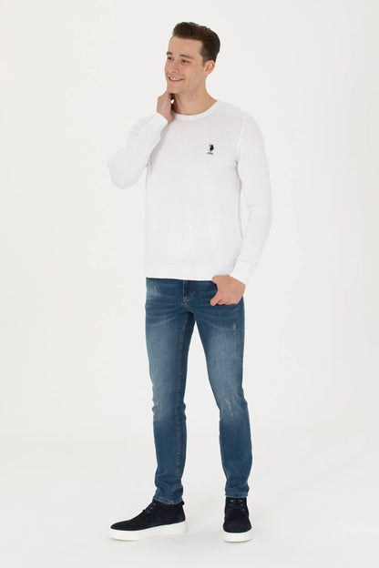 U.S. Polo Assn. White Men White Long Sleeve T-Shirt SKU: G081SZ0TK0 1629680_VR013 Image 04