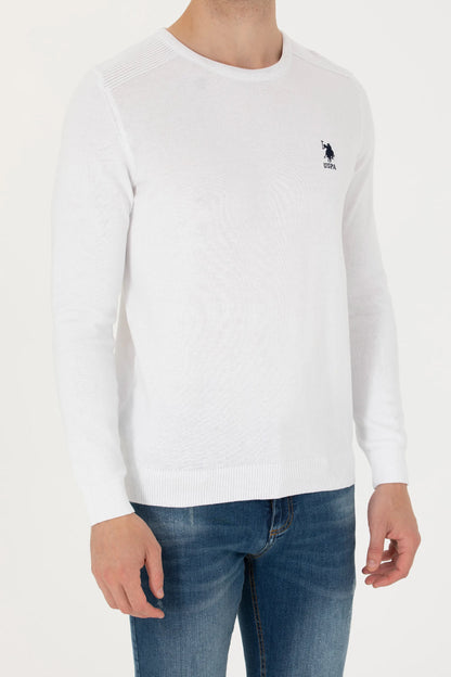 U.S. Polo Assn. White Men White Long Sleeve T-Shirt SKU: G081SZ0TK0 1629680_VR013 Image 06