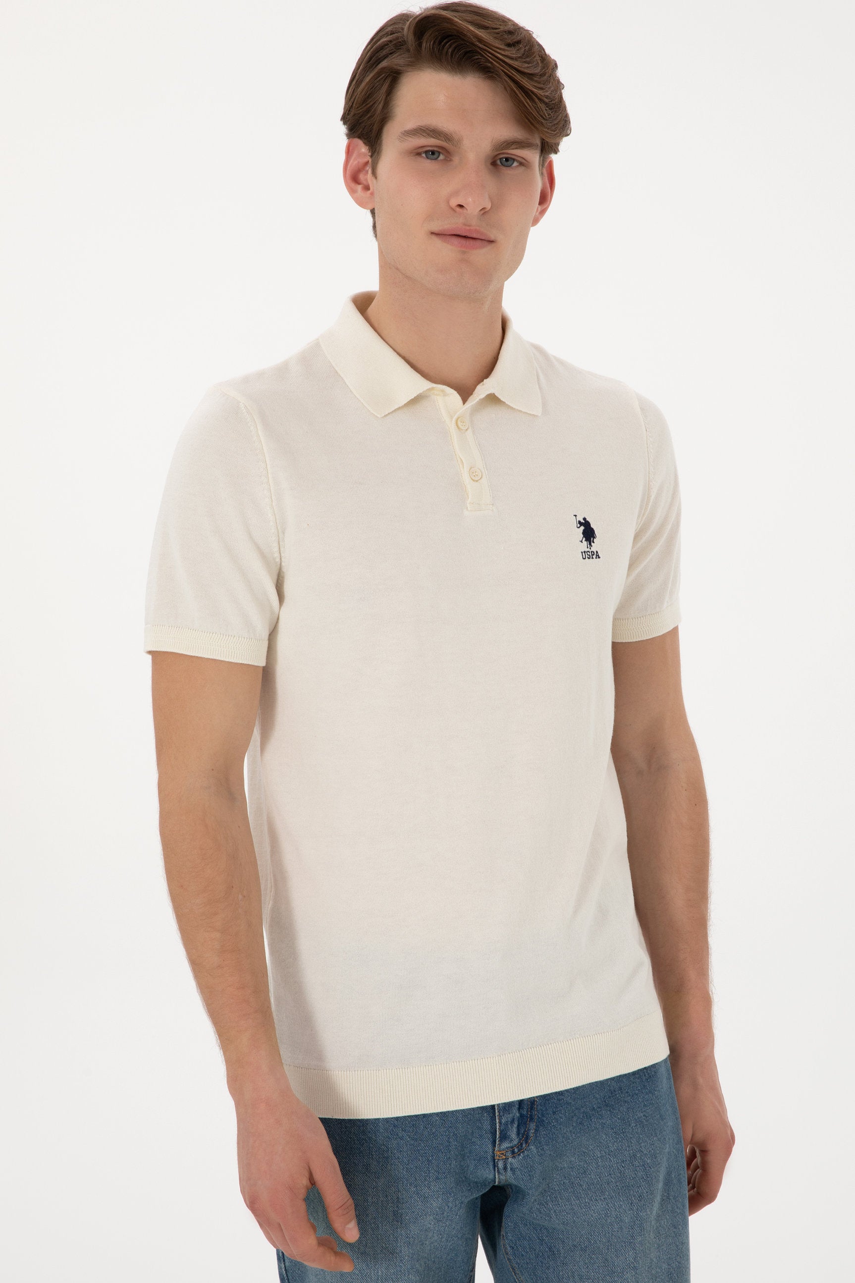 U.S. Polo Assn._Cream Polo Shirt_G081SZ0TK0 2100036_VR071_03