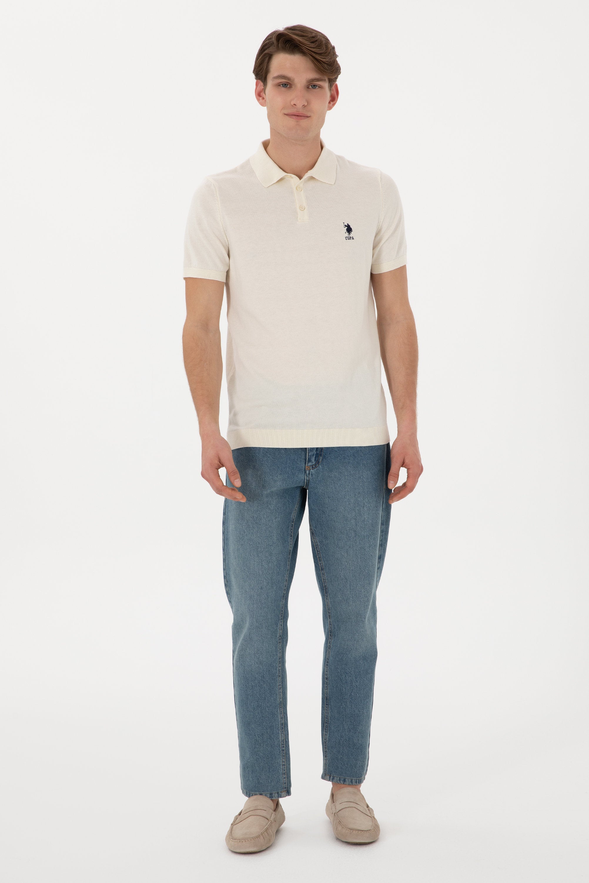 U.S. Polo Assn._Cream Polo Shirt_G081SZ0TK0 2100036_VR071_04