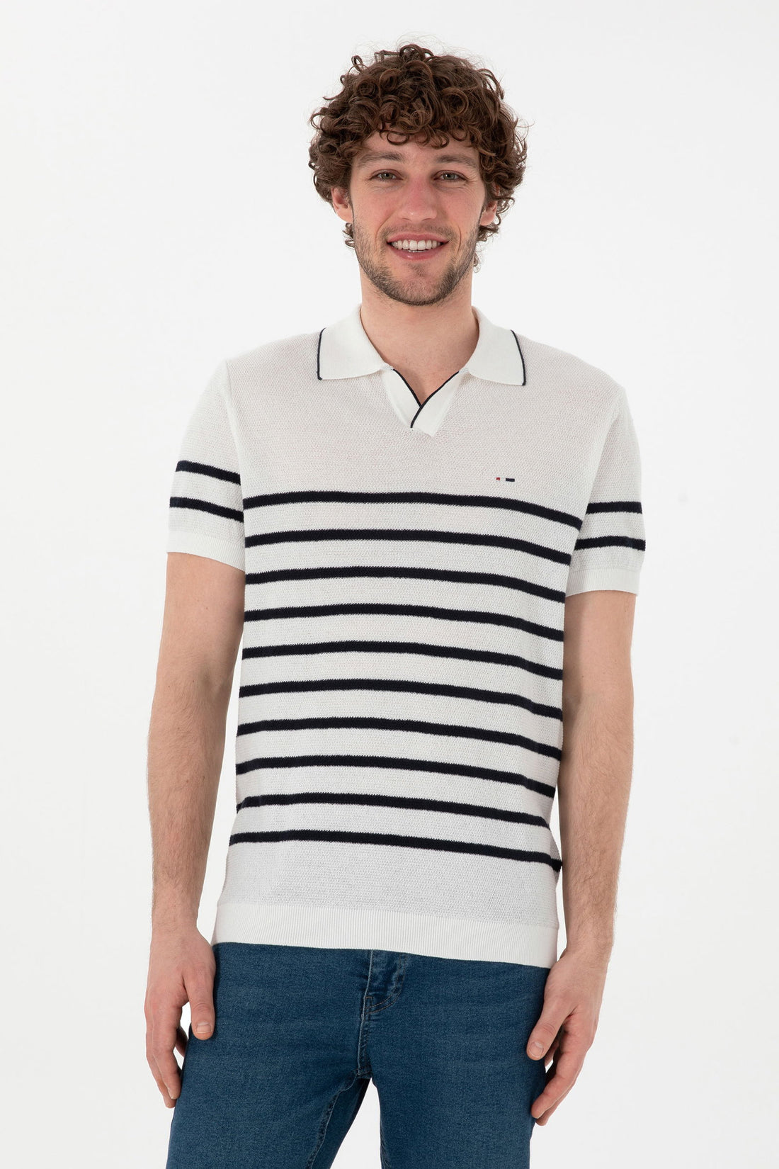 U.S. Polo Assn._White Polo Shirt_G081SZ0TK0 2133144_VR013_01