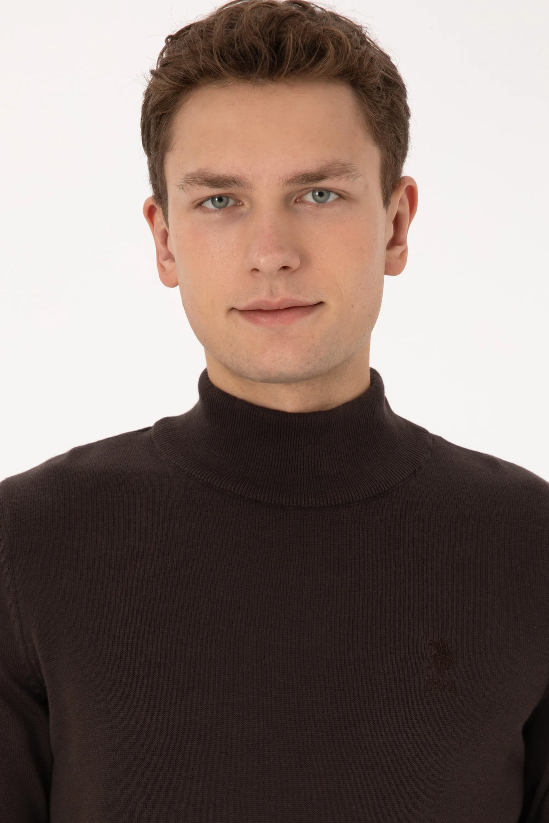 U.S. Polo Assn._Dark Brown_Dark Brown Turtle-neck Pullover_G081SZ0TK0 2226849_VR084_02