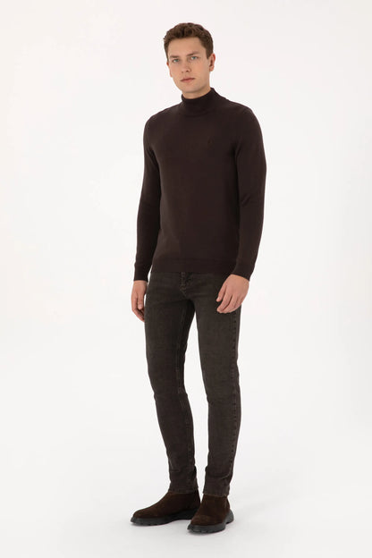 U.S. Polo Assn._Dark Brown_Dark Brown Turtle-neck Pullover_G081SZ0TK0 2226849_VR084_04