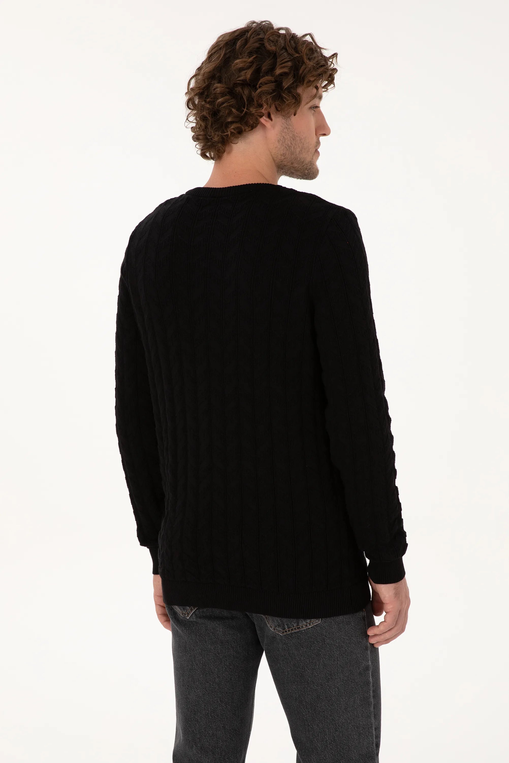 U.S. Polo Assn._Black_Black Knitted Pullover_G081SZ0TK0 2227375_VR046_05