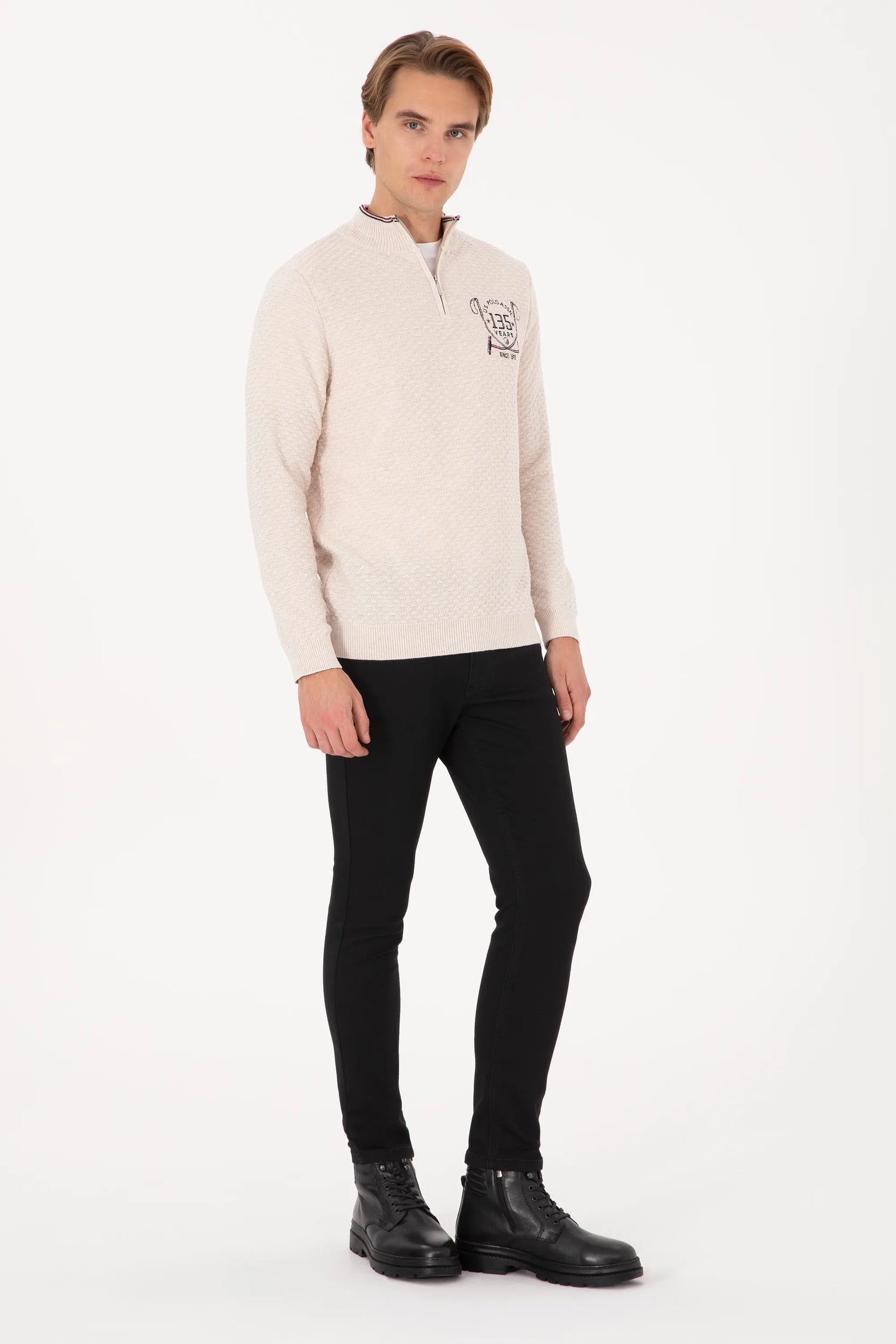 U.S. Polo Assn._Cream Color Me_Cream Color Me Sweater With Zipper_G081SZ0TK0 2246552_VR159_04