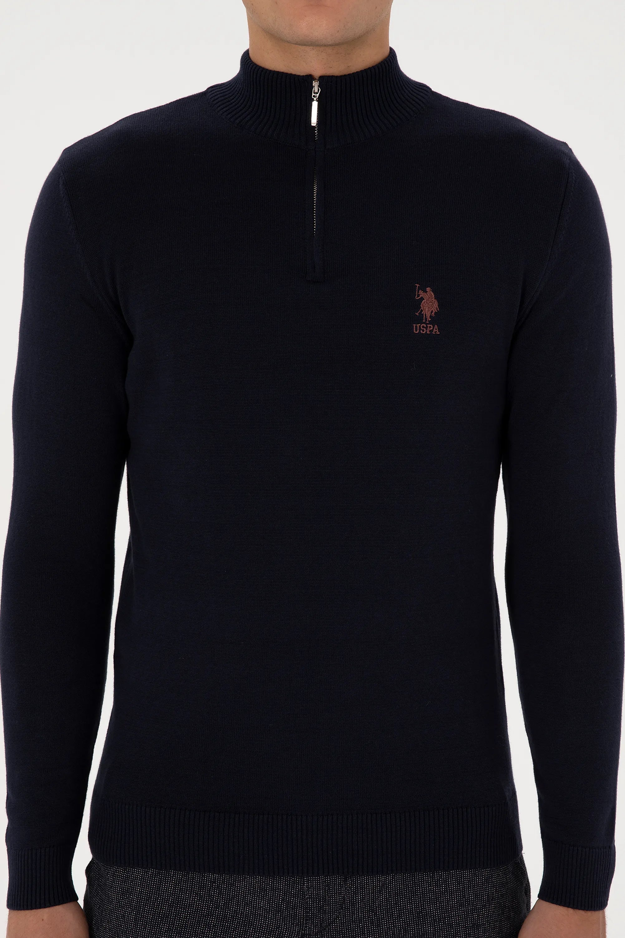 U.S. Polo Assn._Navy_Navy Pullover With Zipper_G081SZ0TK0 2334906_VR033_06