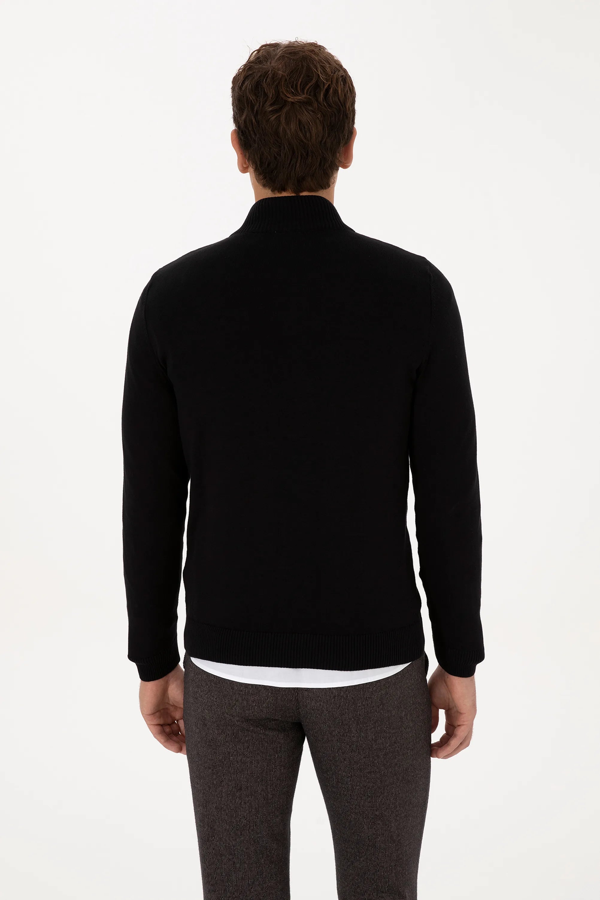 U.S. Polo Assn._Black_Black Sweater With Zipper_G081SZ0TK0 2334906_VR046_05
