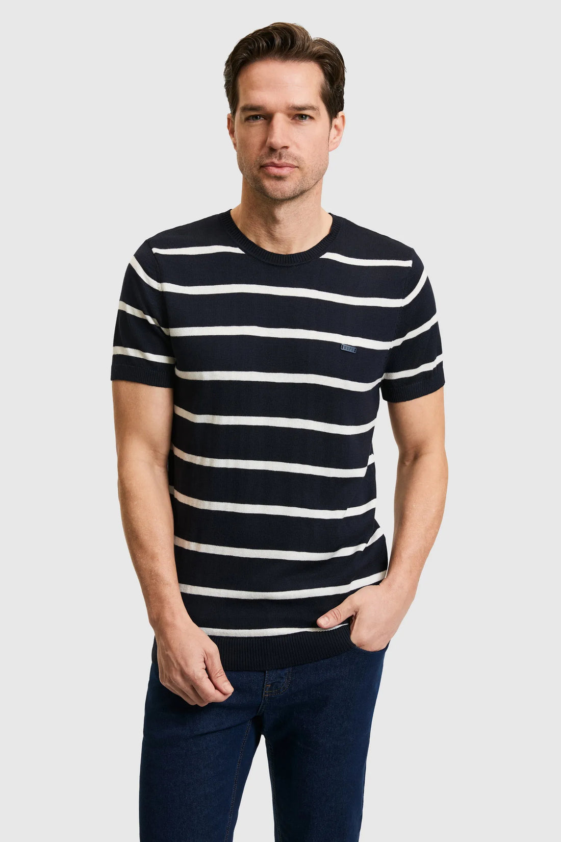 U.S. Polo Assn. Navy Blue Men Navy Blue Knitting Jumper SKU: G081SZ0TK0 PU-9409_VR033 Image 01