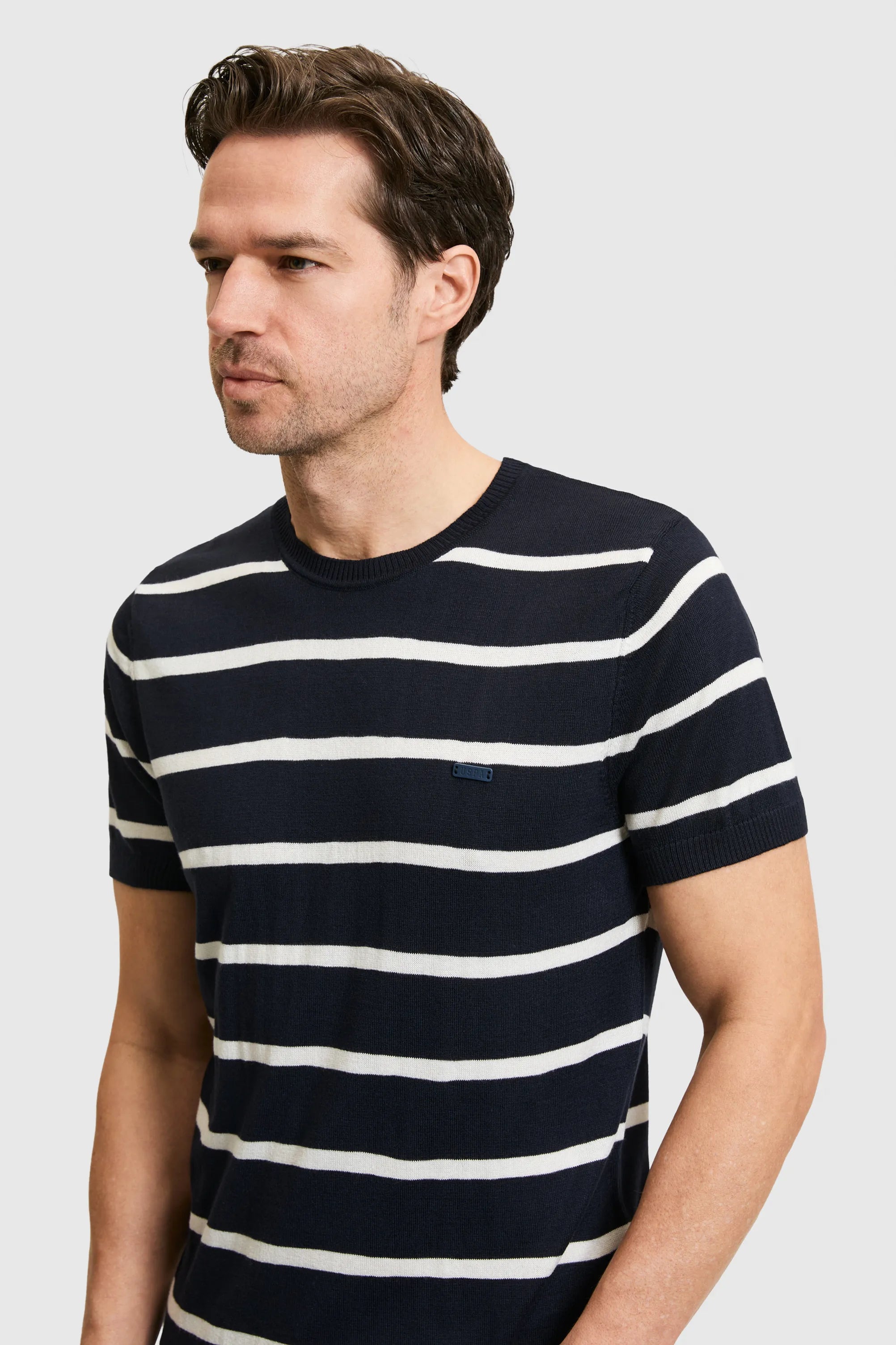 U.S. Polo Assn. Navy Blue Men Navy Blue Knitting Jumper SKU: G081SZ0TK0 PU-9409_VR033 Image 02