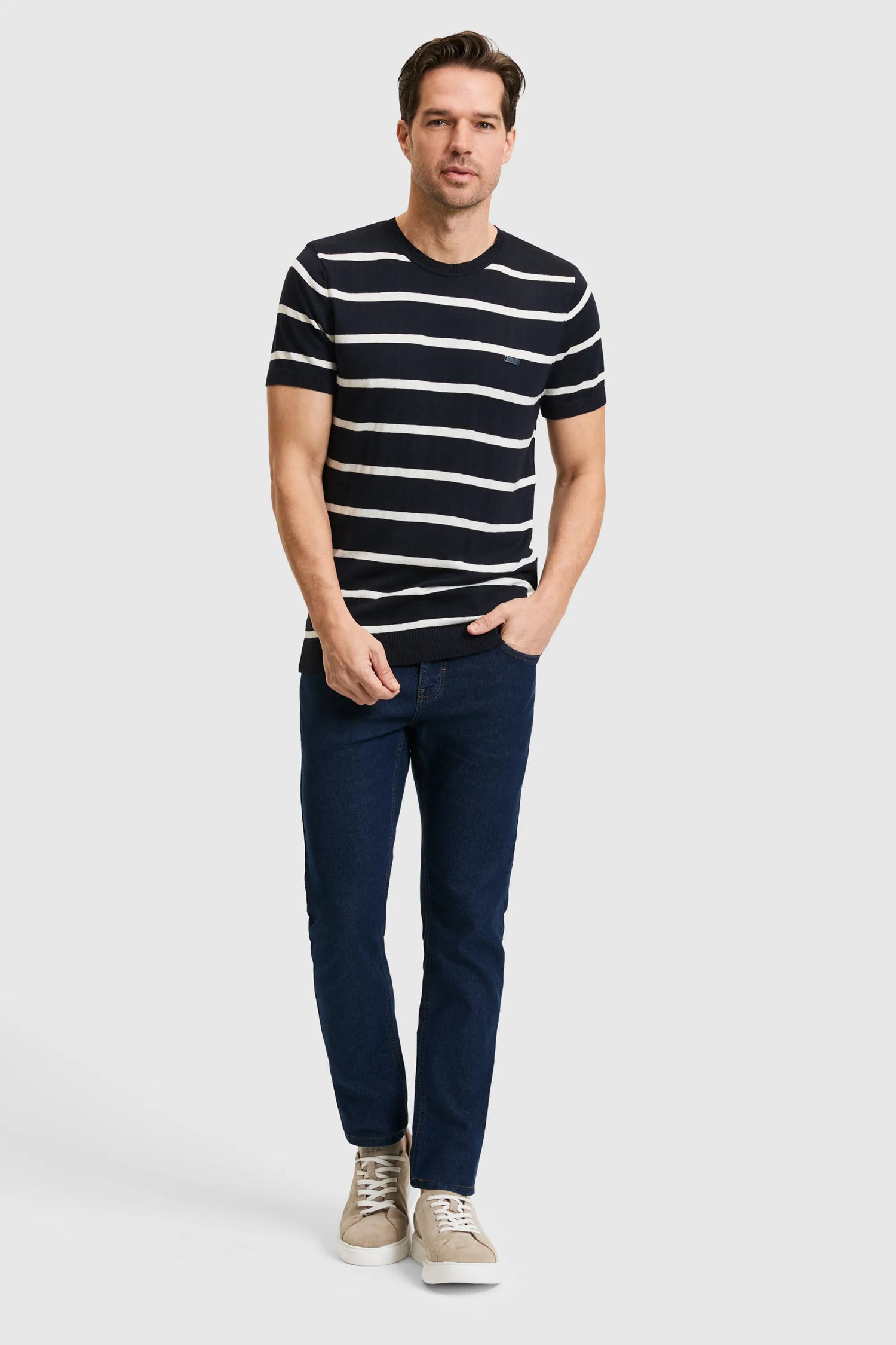 U.S. Polo Assn. Navy Blue Men Navy Blue Knitting Jumper SKU: G081SZ0TK0 PU-9409_VR033 Image 05