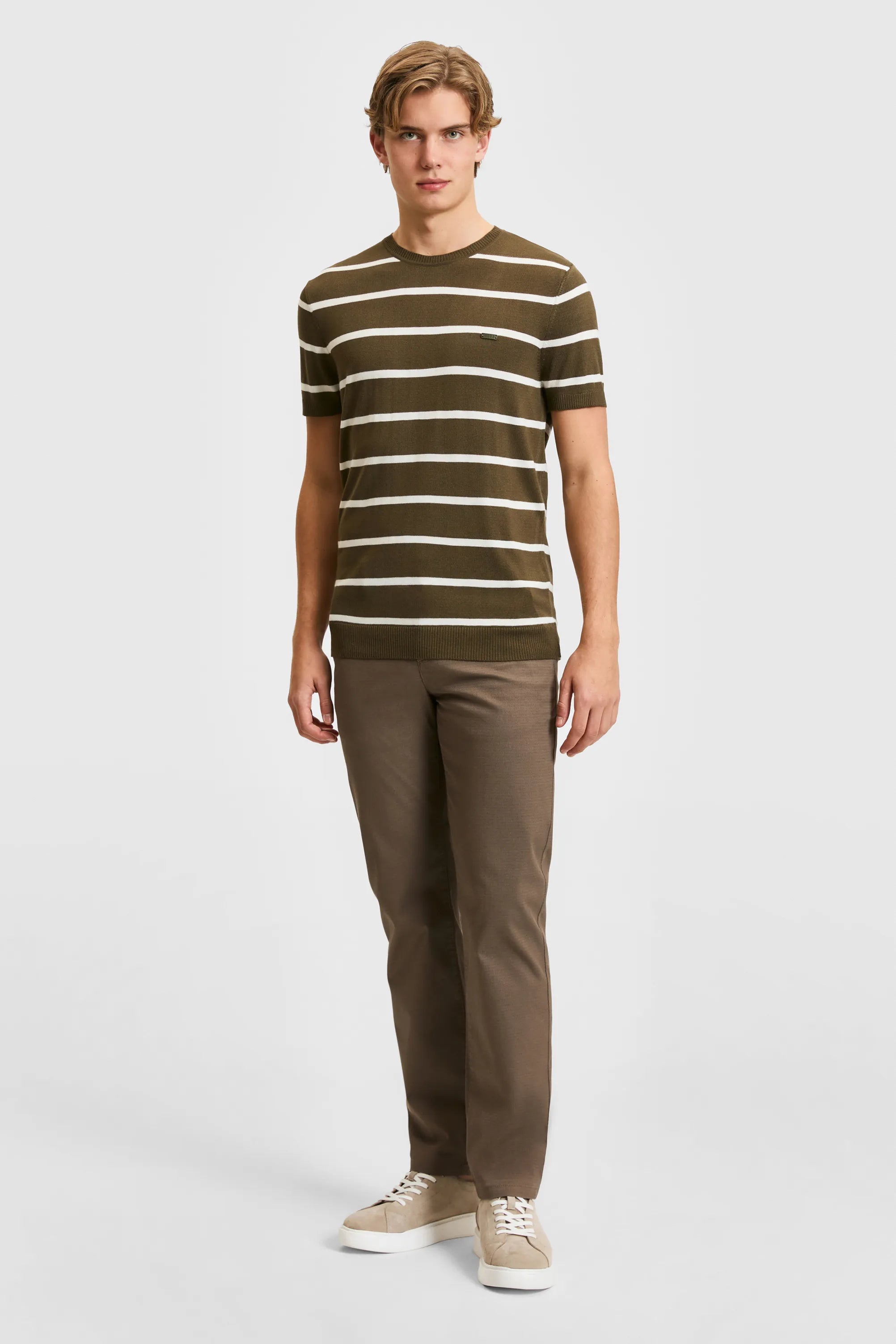 U.S. Polo Assn. Dark Khaki Men Dark Khaki Knitting Jumper SKU: G081SZ0TK0 PU-9409_VR111 Image 04