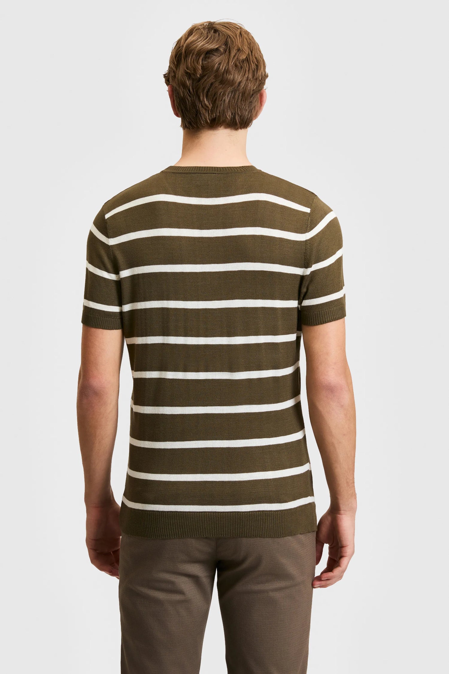 U.S. Polo Assn. Dark Khaki Men Dark Khaki Knitting Jumper SKU: G081SZ0TK0 PU-9409_VR111 Image 05