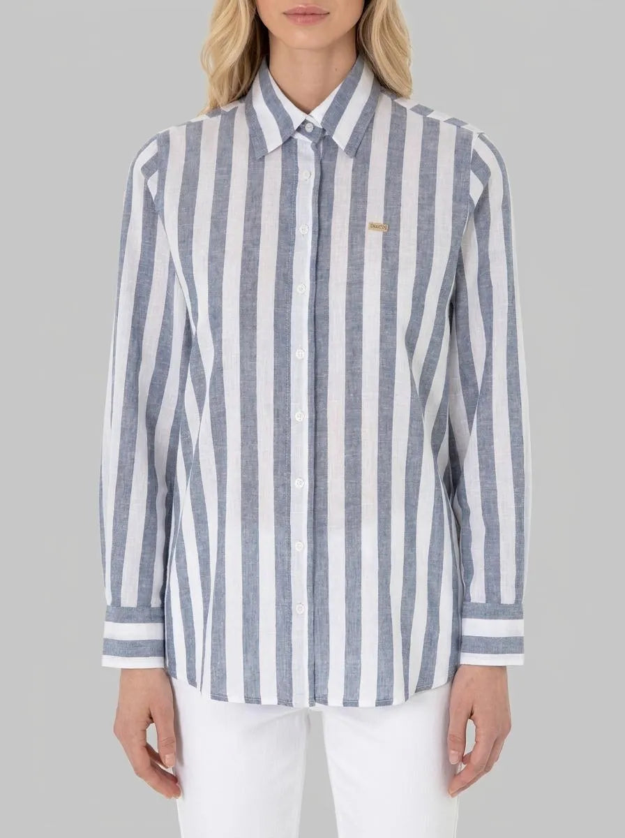 U.S. Polo Assn. Navy Women Navy Long Sleeve Shirt SKU: G082GL0040 2099491_VR033 Image 00