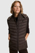 U.S. Polo Assn. Dark Brown Women Dark Brown Padded Vest SKU: G082GL0100 PU-13437_VR084 Image 01
