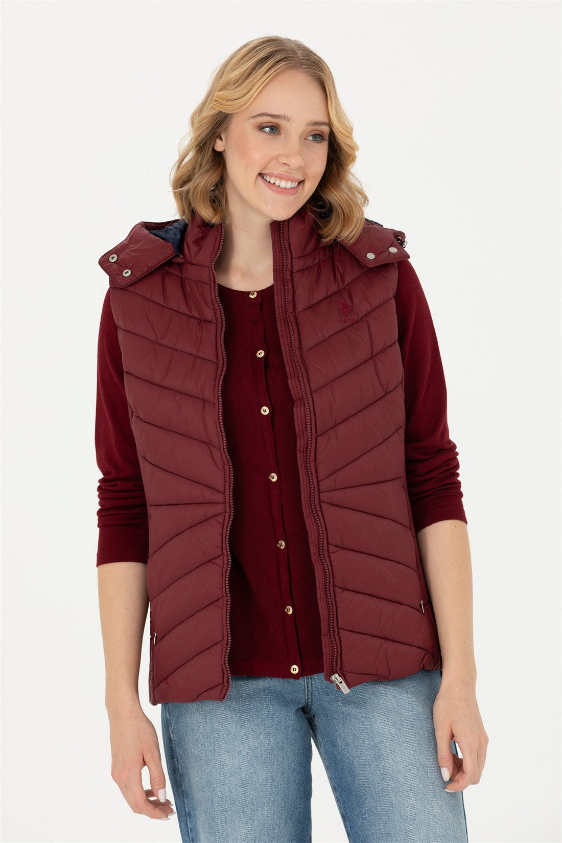 Red Woven Vest_G082GL0100 1631564_VR014_01