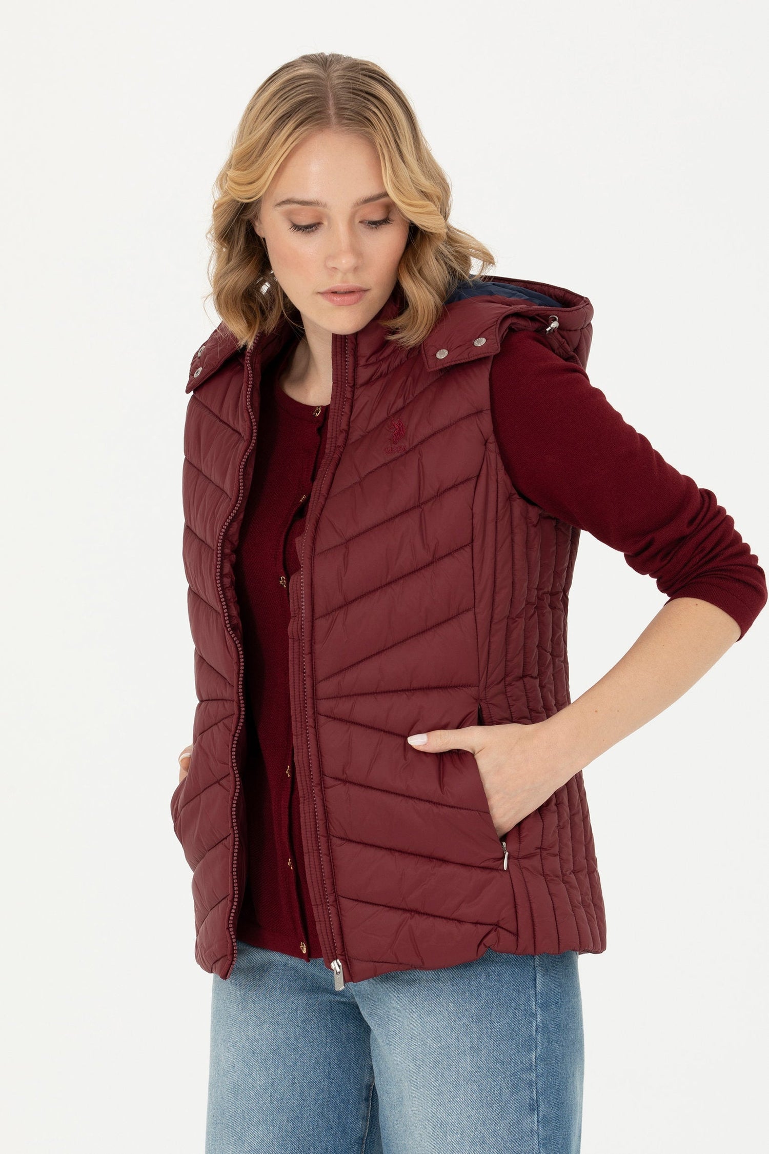 Red Woven Vest_G082GL0100 1631564_VR014_05