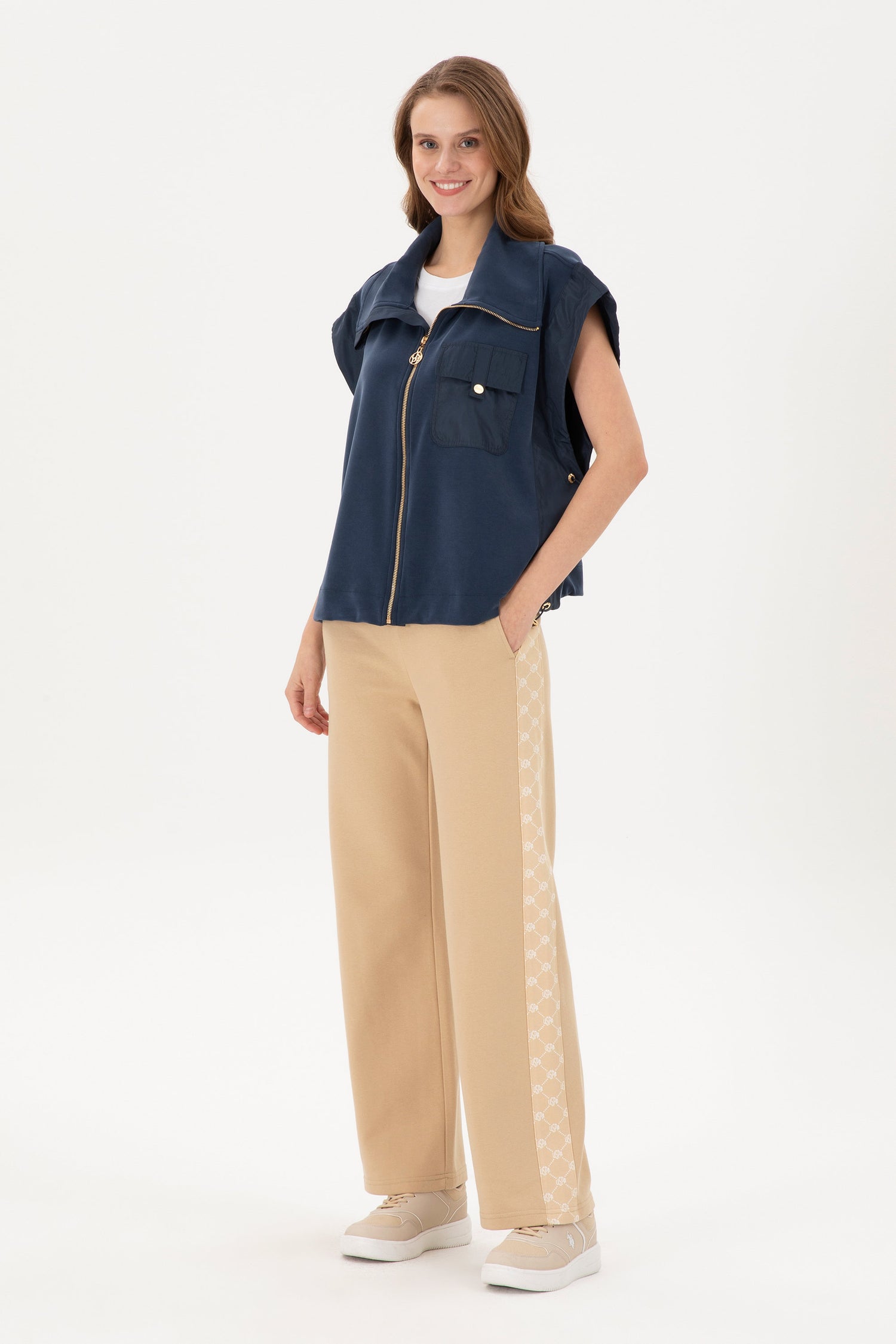 Beige Slip On Trousers with Side Design_G082GL0OP0 1949816_VR085_03