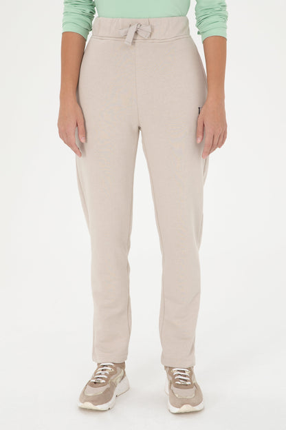 Beige High Waist Sweatpants with Drawstrings_G082GL0OP0 1949818_VR049_02