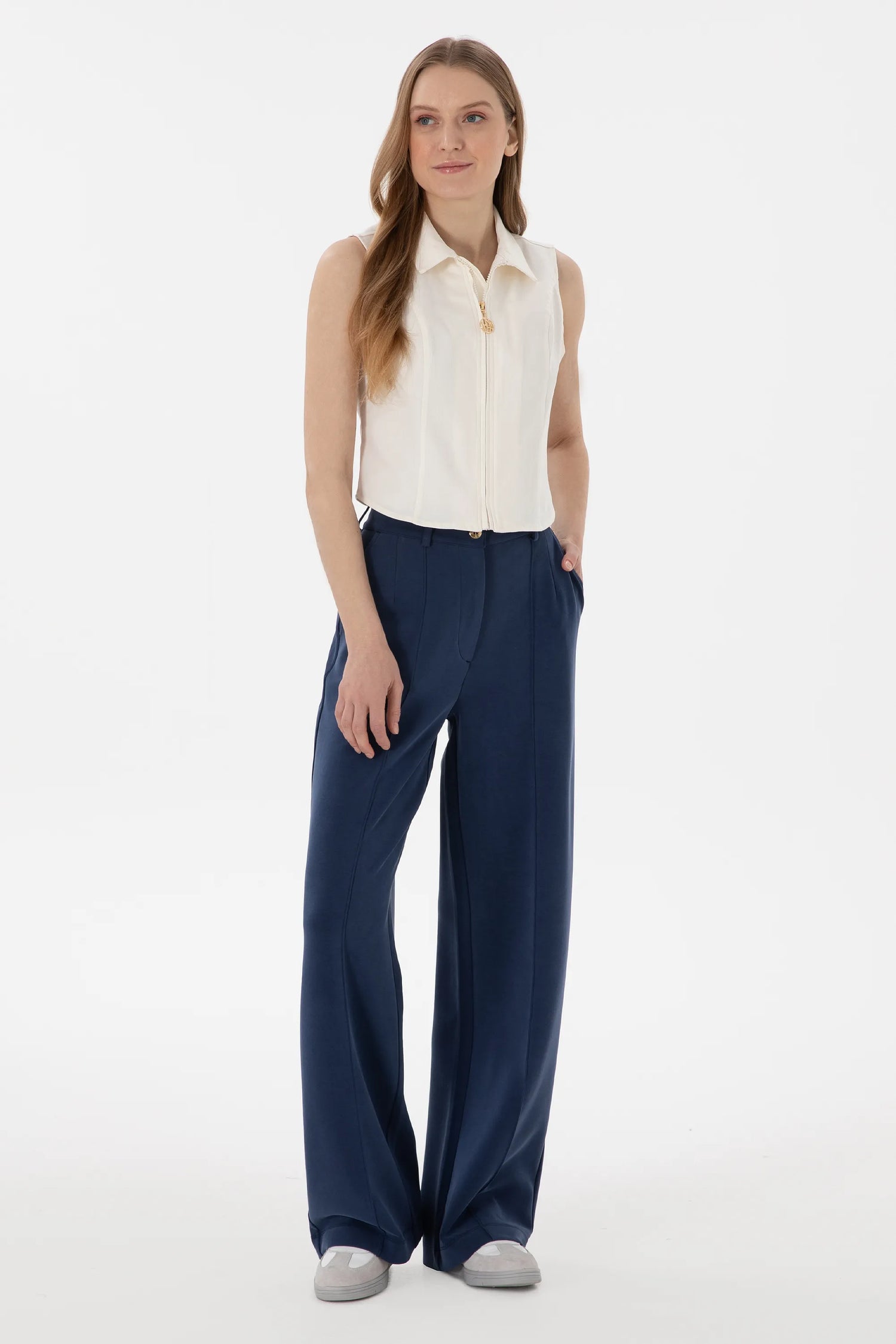 U.S. Polo Assn. Cream Women Cream Shirt SKU: G082SZ0040 2102392_VR071 Image 04