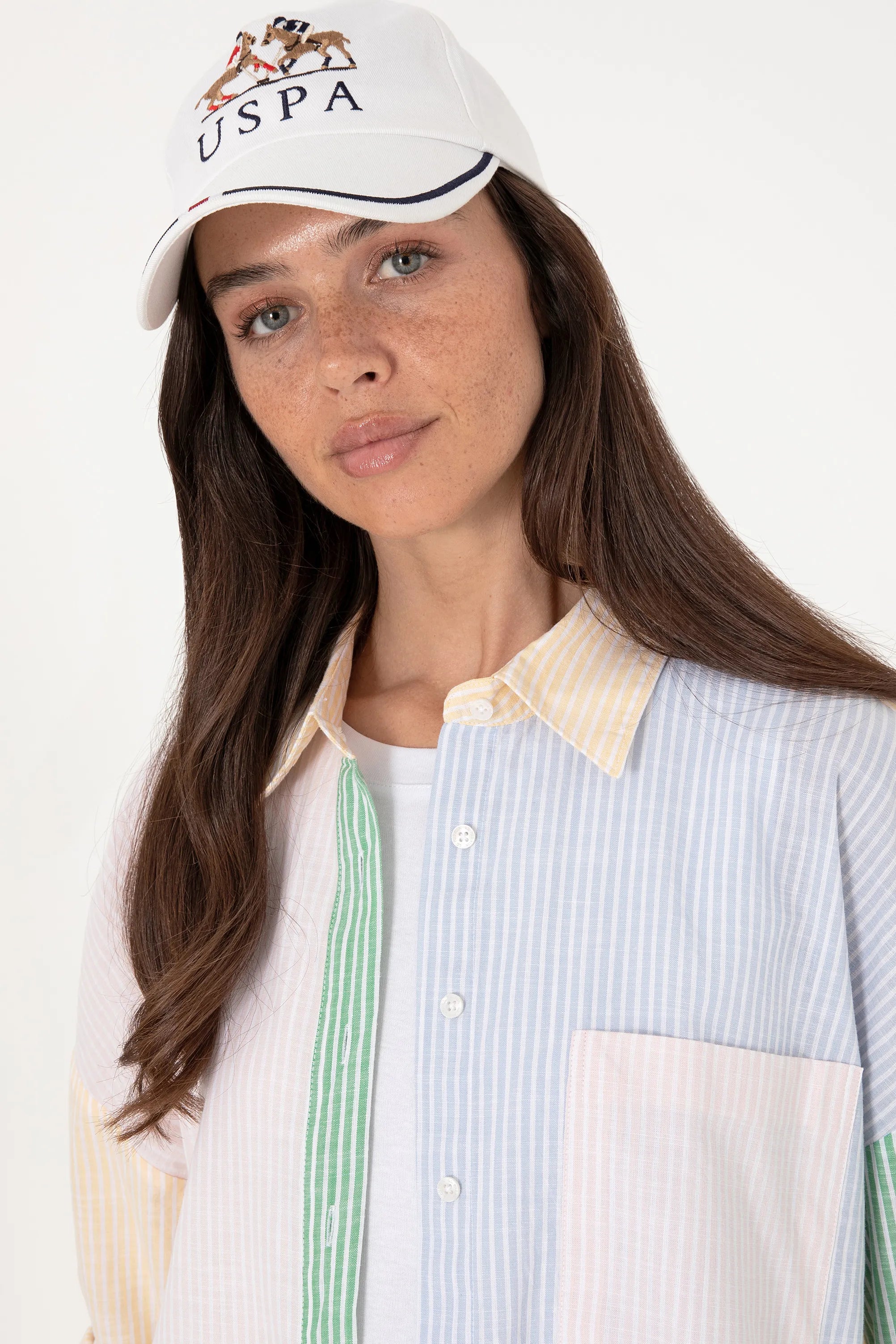 U.S. Polo Assn. Light Pink Women Light Pink Long Sleeve Shirt SKU: G082SZ0040 2163234_VR078 Image 02