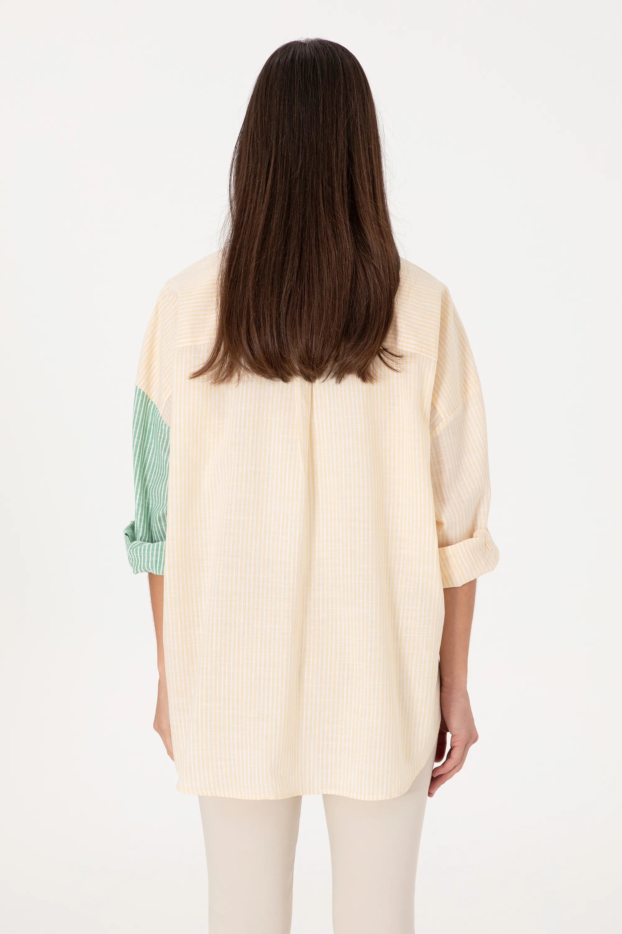 U.S. Polo Assn. Light Pink Women Light Pink Long Sleeve Shirt SKU: G082SZ0040 2163234_VR078 Image 05