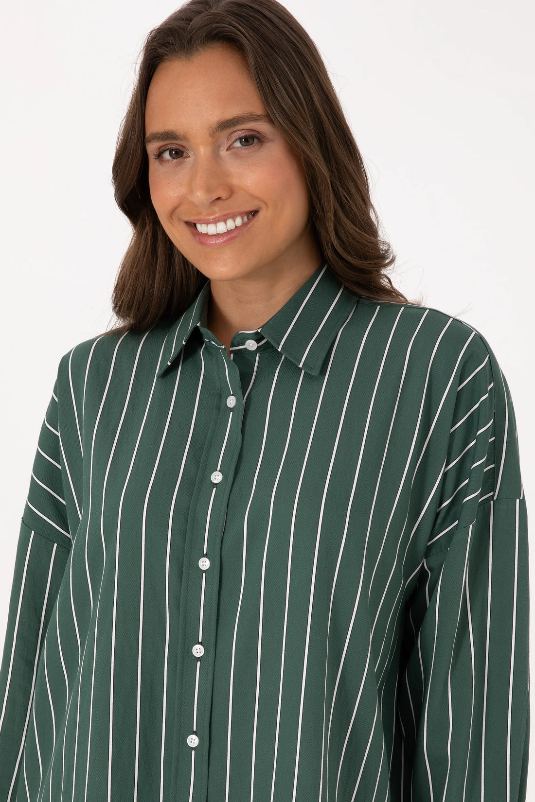 U.S. Polo Assn. Dark Green Women Dark Green Long Sleeve Shirt SKU: G082SZ0040 2237790_VR079 Image 02