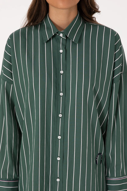 U.S. Polo Assn. Dark Green Women Dark Green Long Sleeve Shirt SKU: G082SZ0040 2237790_VR079 Image 06