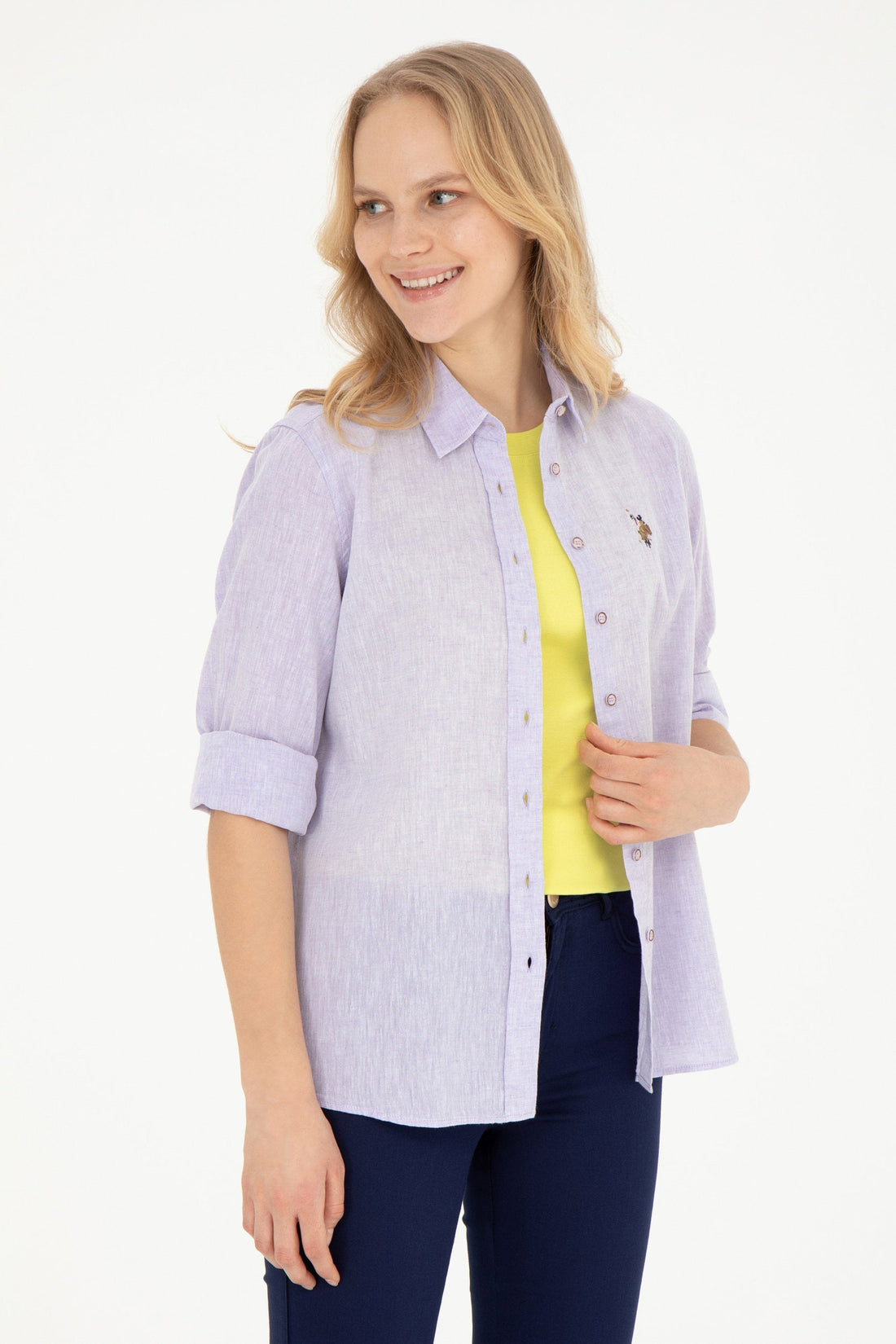 Women Purple Shirt Long Sleeve_G082SZ0040 1840395_VR034_02