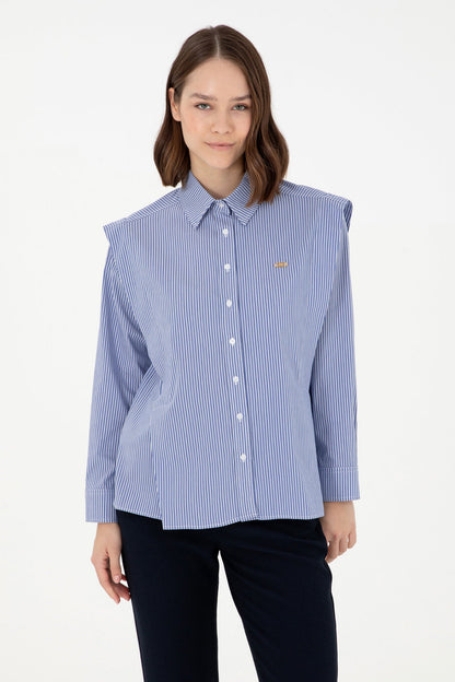 Blue Striped Button Down_G082SZ0040 1990402_VR032_01