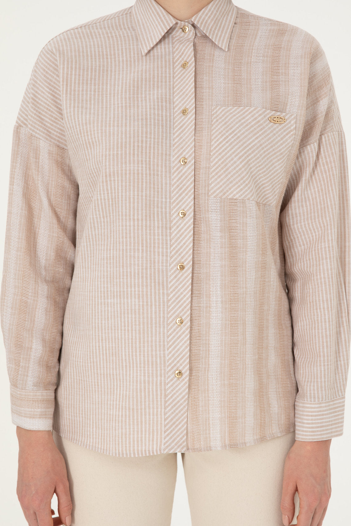 Beige Long Button Down Shirt_G082SZ0040 1997148_VR085_06