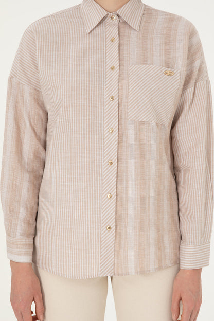 Beige Long Button Down Shirt_G082SZ0040 1997148_VR085_06