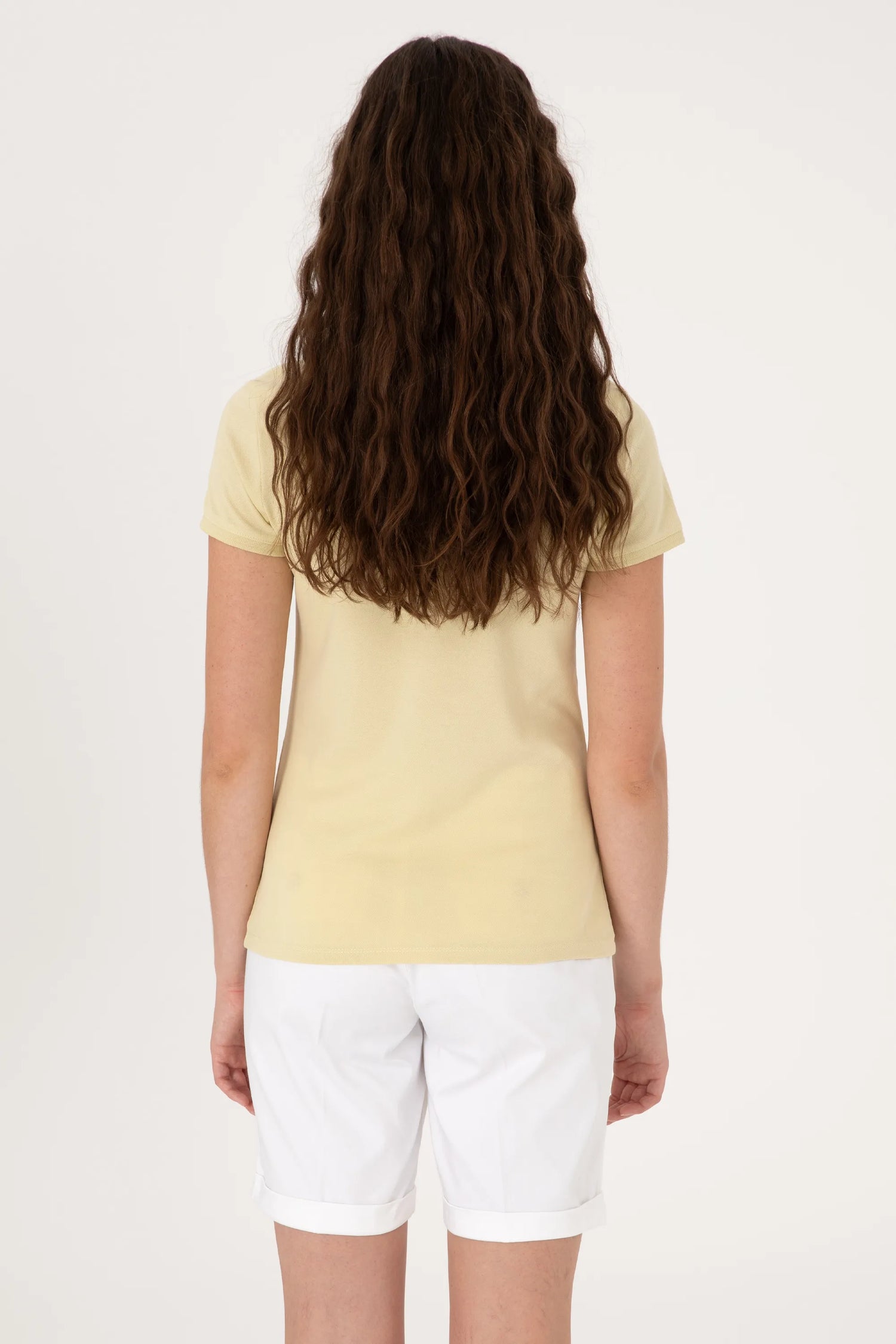 U.S. Polo Assn. Light Khaki Women Light Khaki Polo Shirt SKU: G082SZ0110 2075777_VR183 Image 05