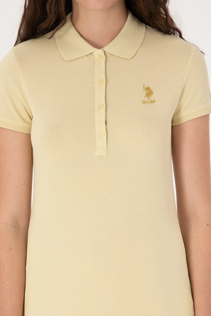 U.S. Polo Assn. Light Khaki Women Light Khaki Polo Shirt SKU: G082SZ0110 2075777_VR183 Image 06