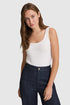 U.S. Polo Assn. Pearl Women Pearl Ribbed Sleeveless Top SKU: G082SZ0110 PU-10062_VR256 Image 01