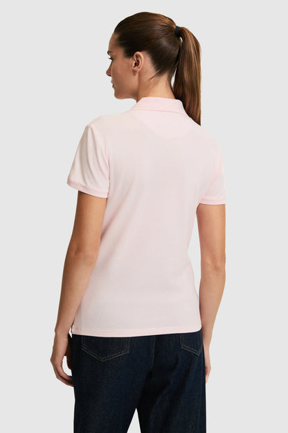 U.S. Polo Assn. Light Pink Women Light Pink Short Sleeve PiquŽ Polo Shirt SKU: G082SZ0110 PU-8814_VR078 Image 05