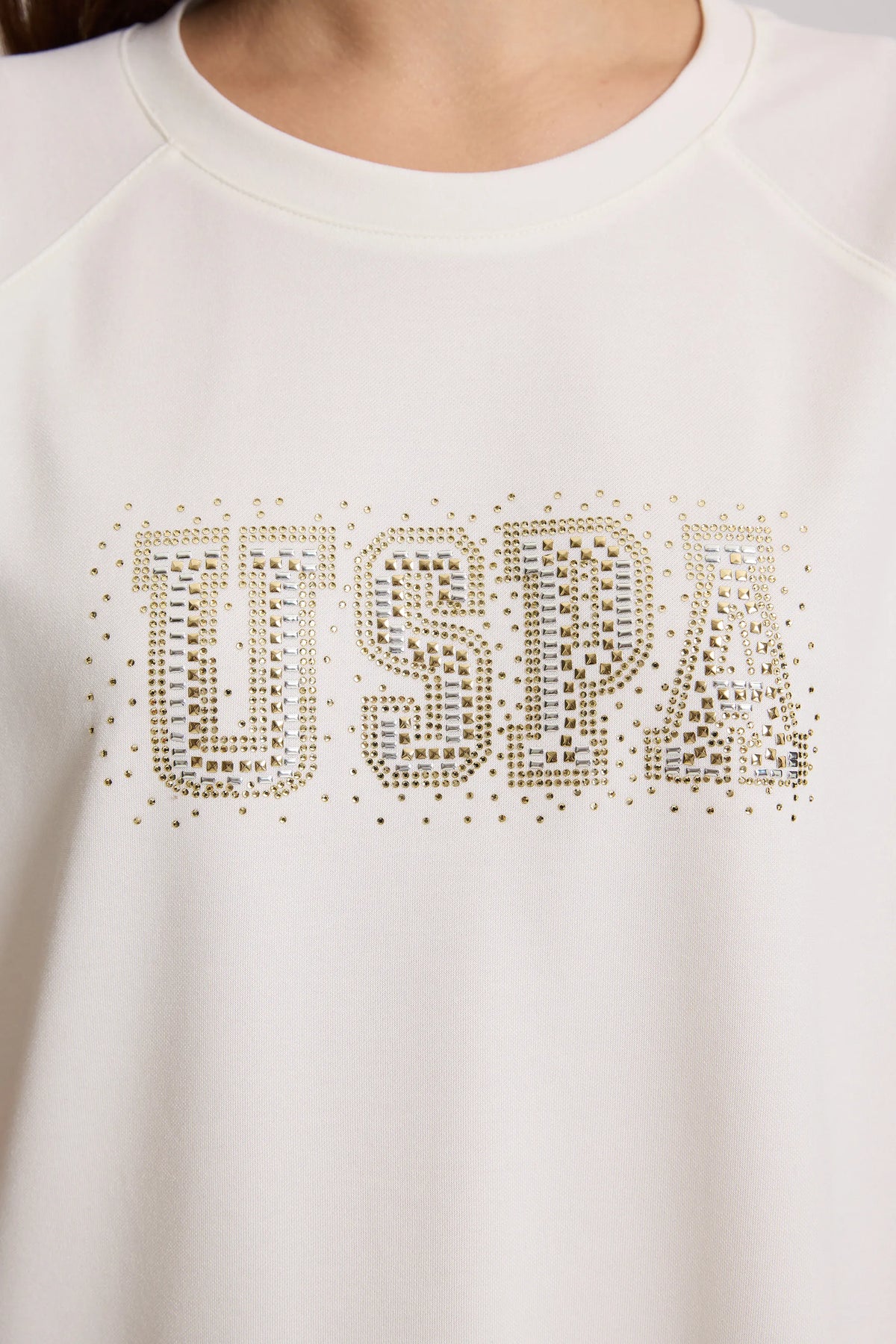U.S. Polo Assn. Pearl Women Pearl Short Sleeve Printed T-Shirt SKU: G082SZ0110 PU-9936_VR256 Image 06