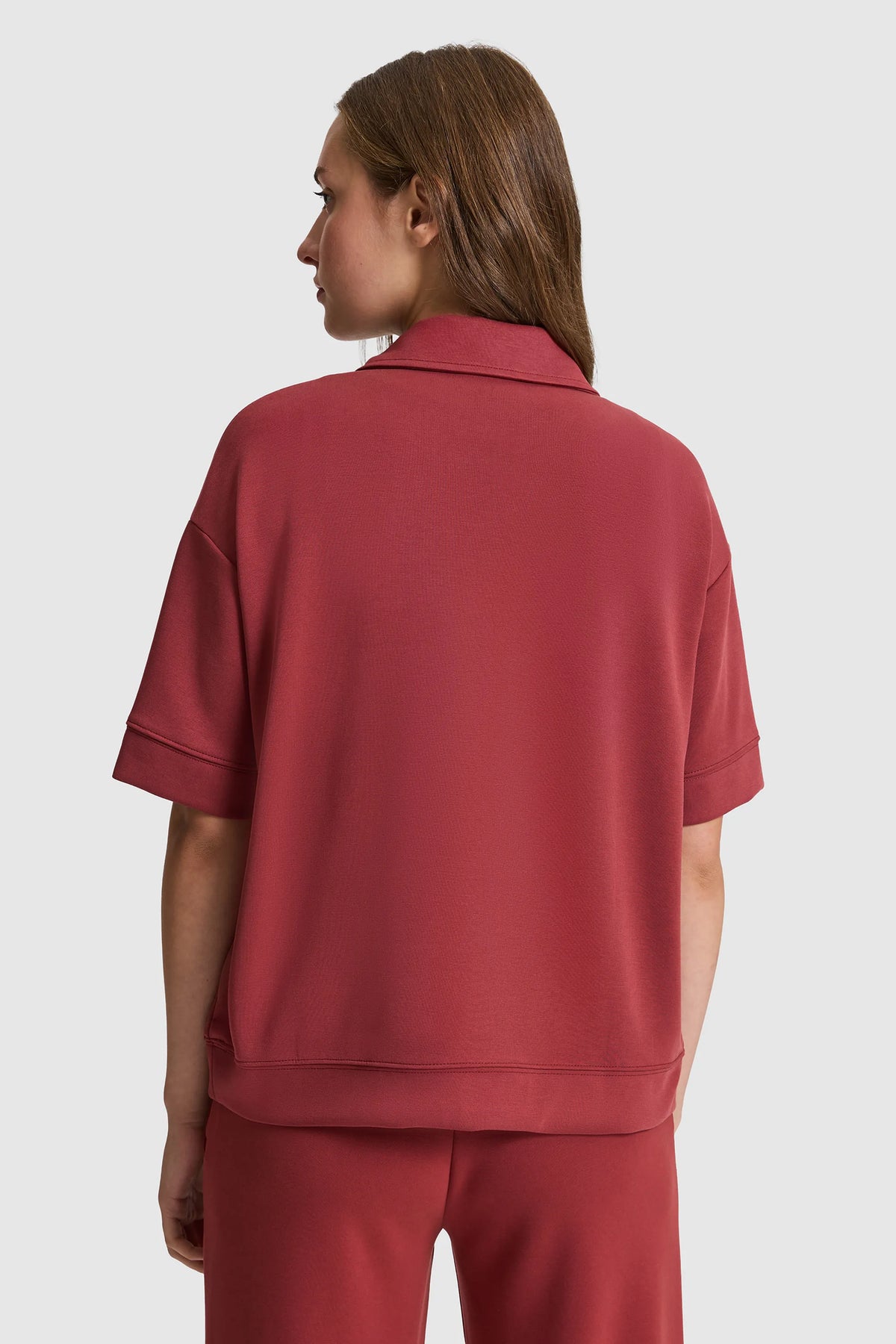 U.S. Polo Assn. Cherry Women Cherry Short Sleeve Jersey Polo Shirt SKU: G082SZ0110 PU-9968_VR223 Image 05