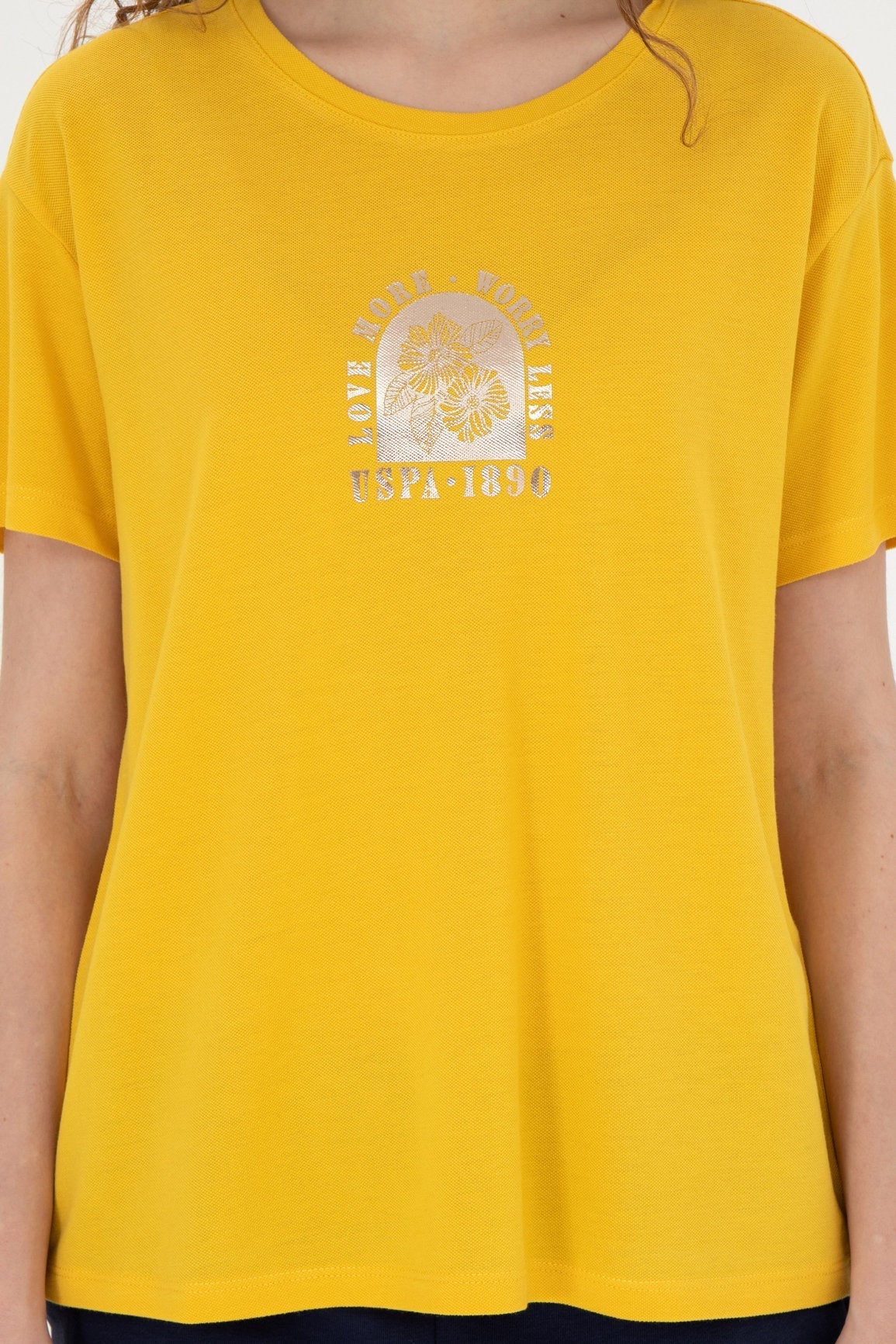 Women Yellow T-Shirt_G082SZ0110 1825270_VR043_06