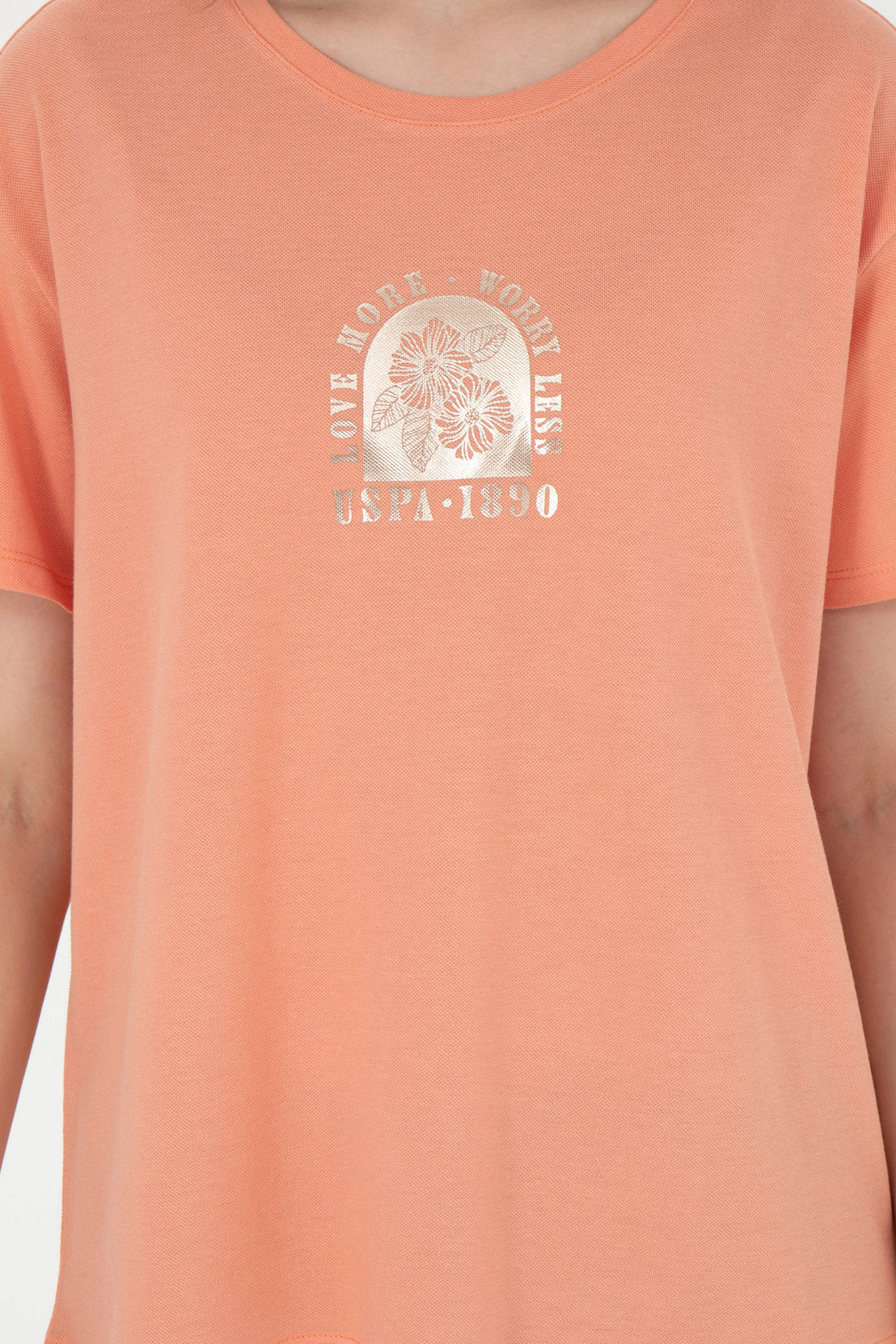 Women Orange T-Shirt_G082SZ0110 1825270_VR047_06