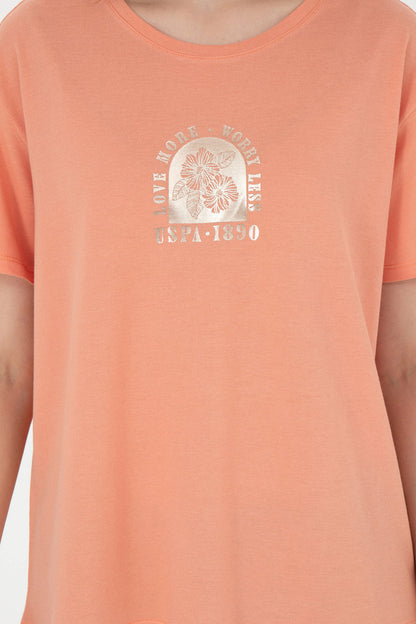 Women Orange T-Shirt_G082SZ0110 1825270_VR047_06