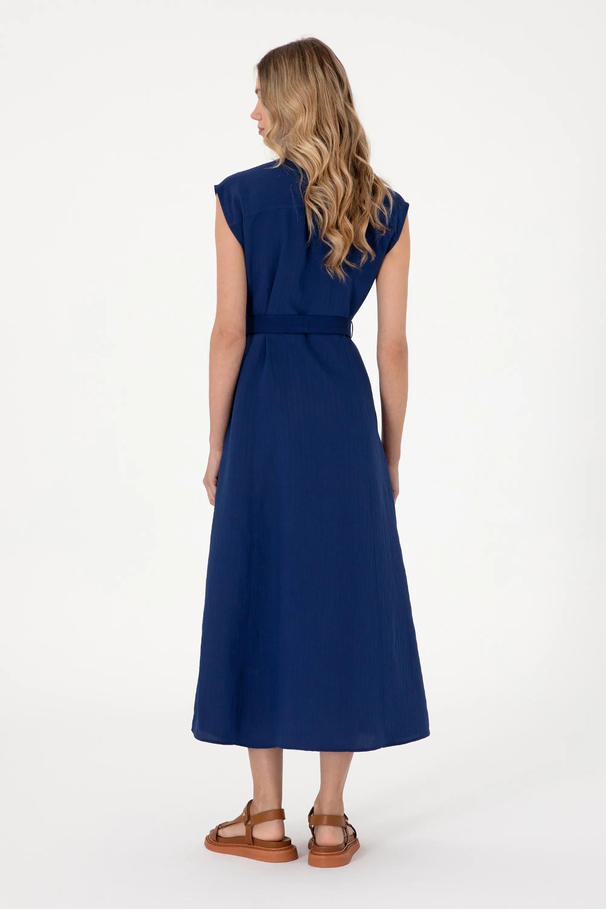 U.S. Polo Assn. Navy Blue Women Navy Blue Woven Dress SKU: G082SZ0320 2098537_VR033 Image 04