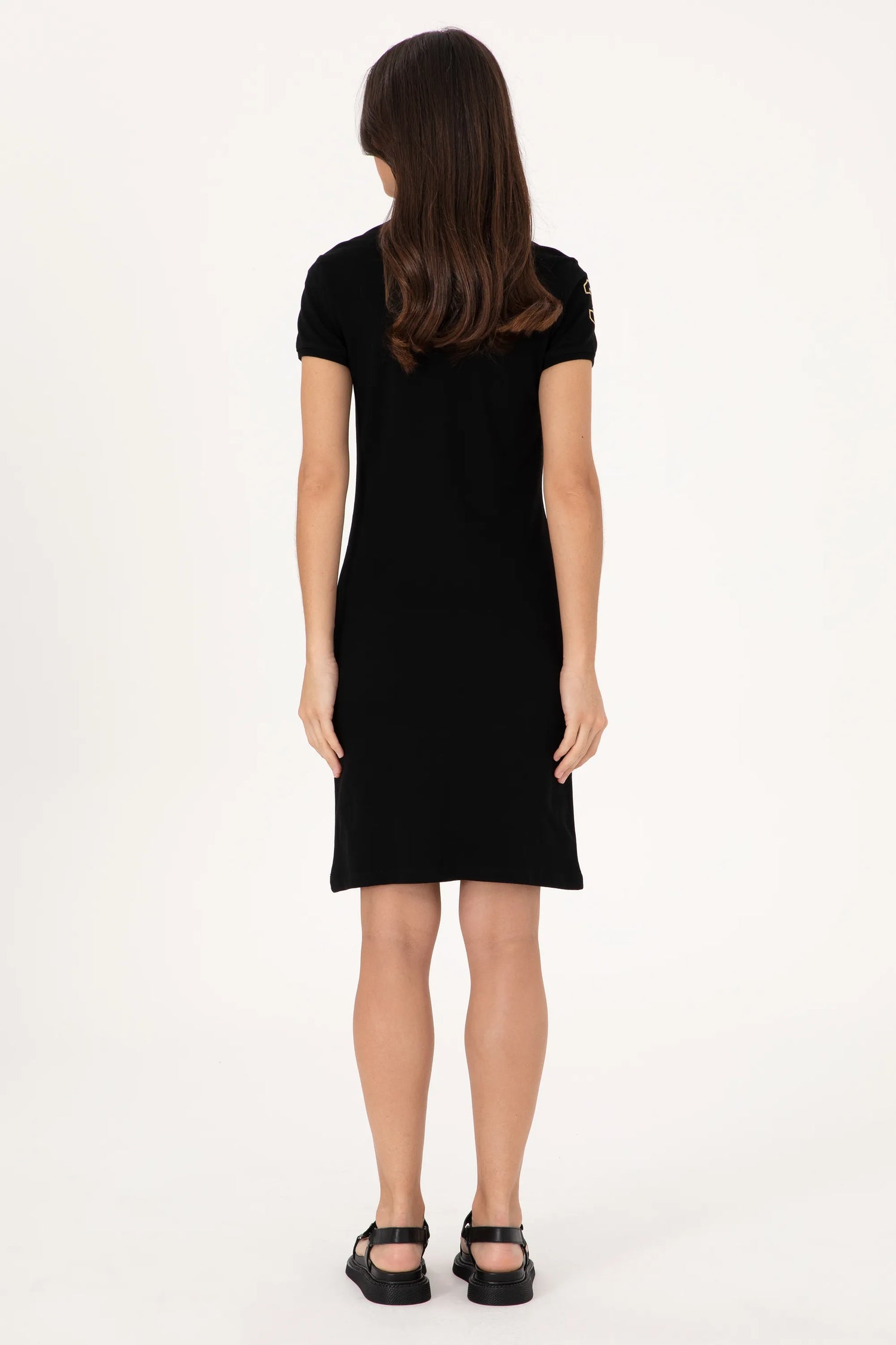 U.S. Polo Assn. Black Women Black Knitting Dress SKU: G082SZ0750 2075702_VR046 Image 04