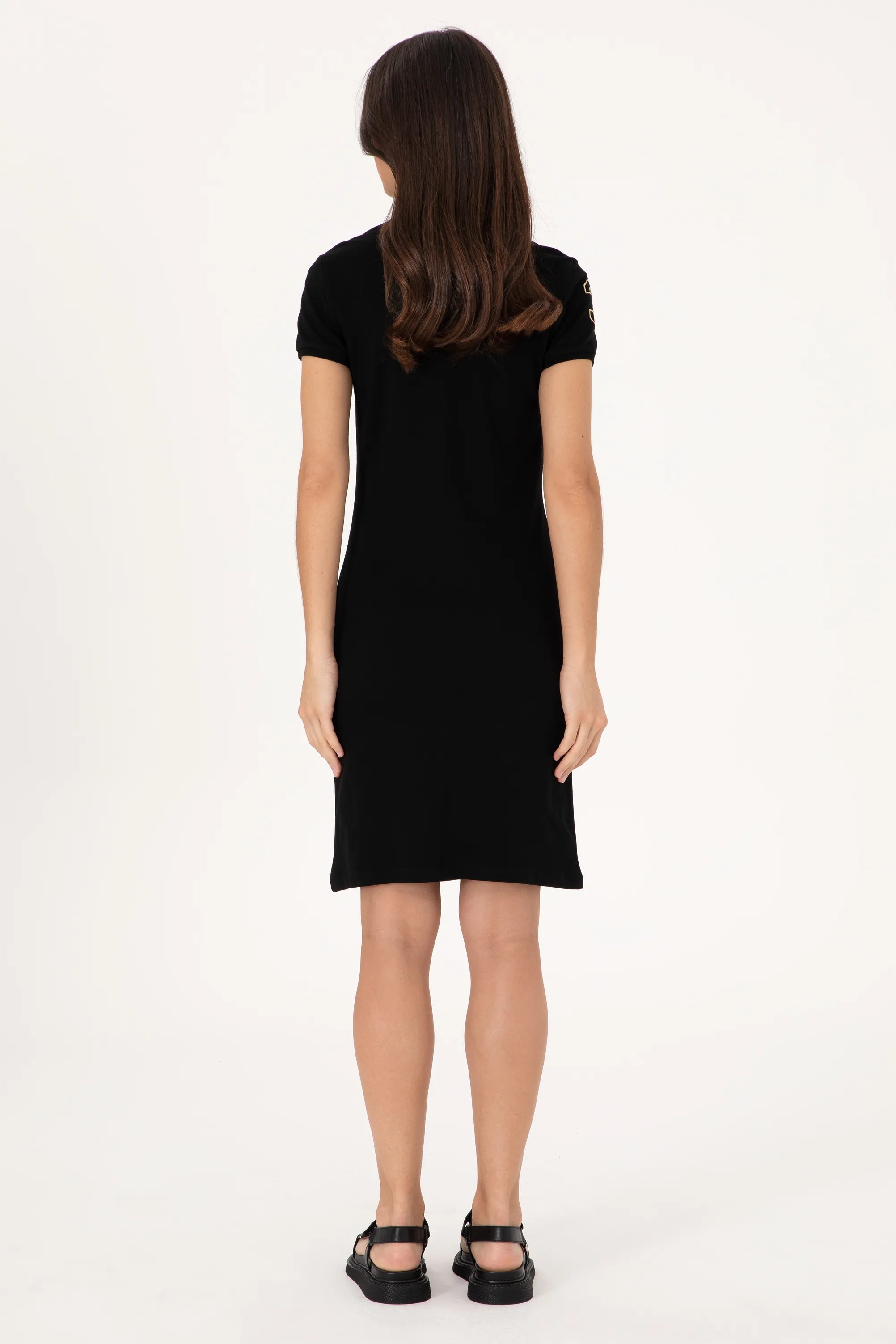 U.S. Polo Assn. Black Women Black Knitting Dress SKU: G082SZ0750 2075702_VR046 Image 04