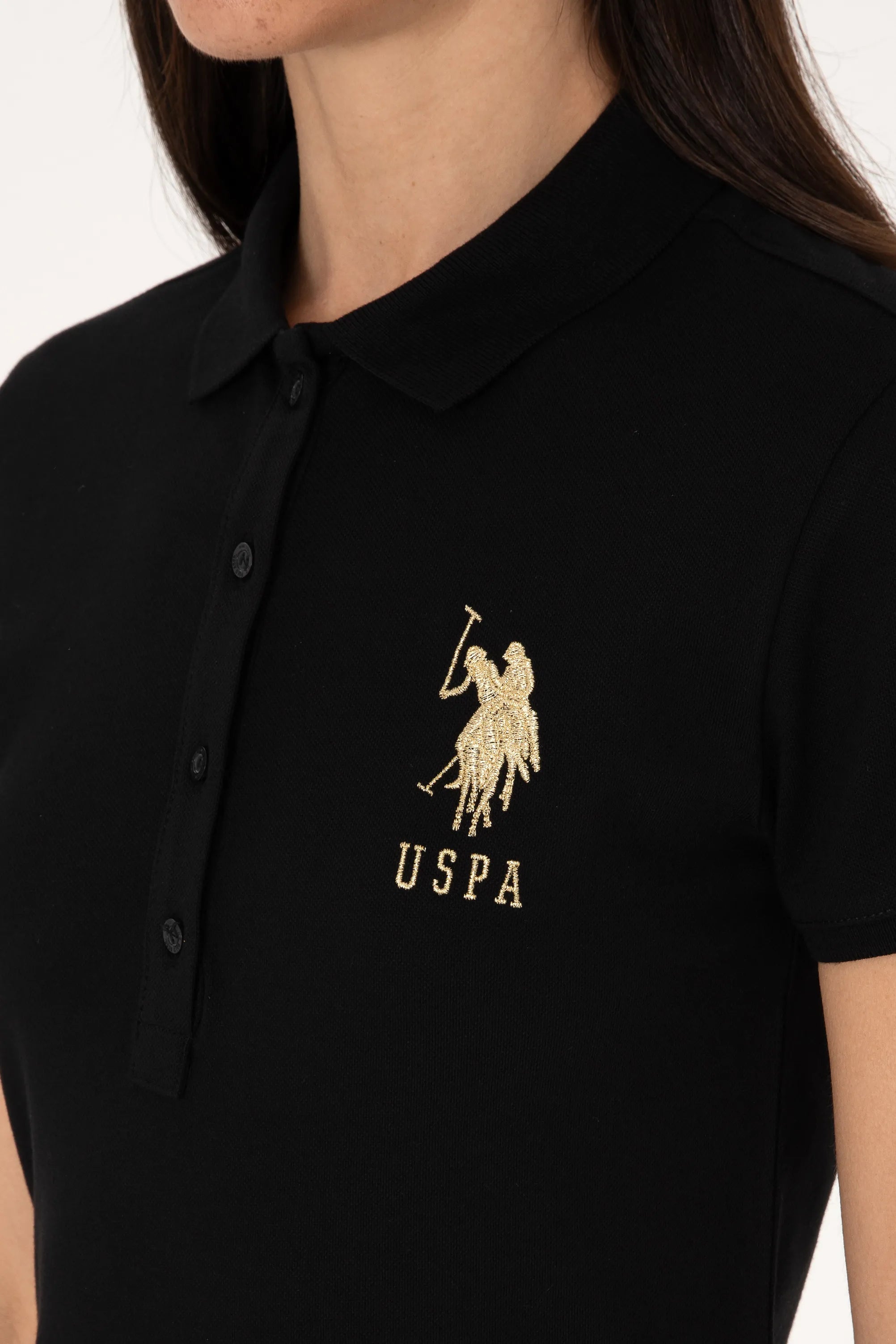 U.S. Polo Assn. Black Women Black Knitting Dress SKU: G082SZ0750 2075702_VR046 Image 06