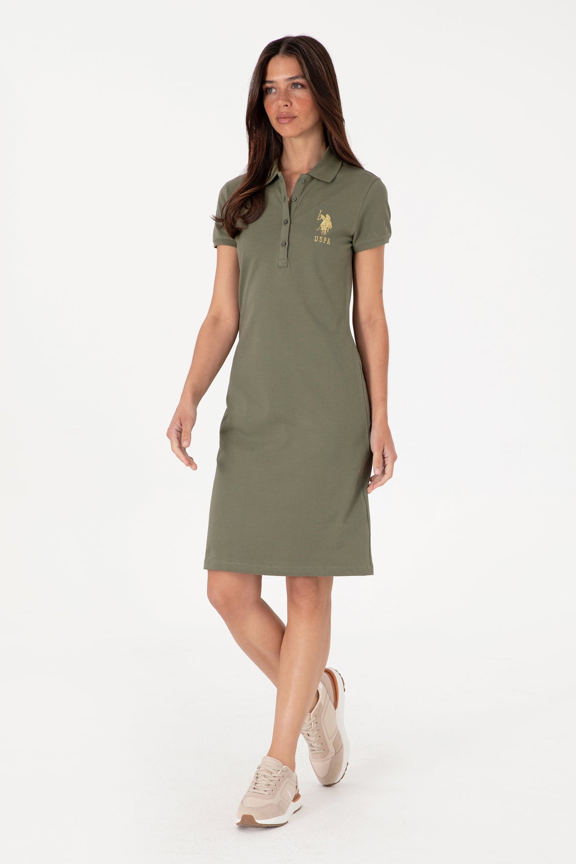 U.S. Polo Assn._Dark Khaki_Knitting Dress_G082SZ0750 2075702_VR111_03
