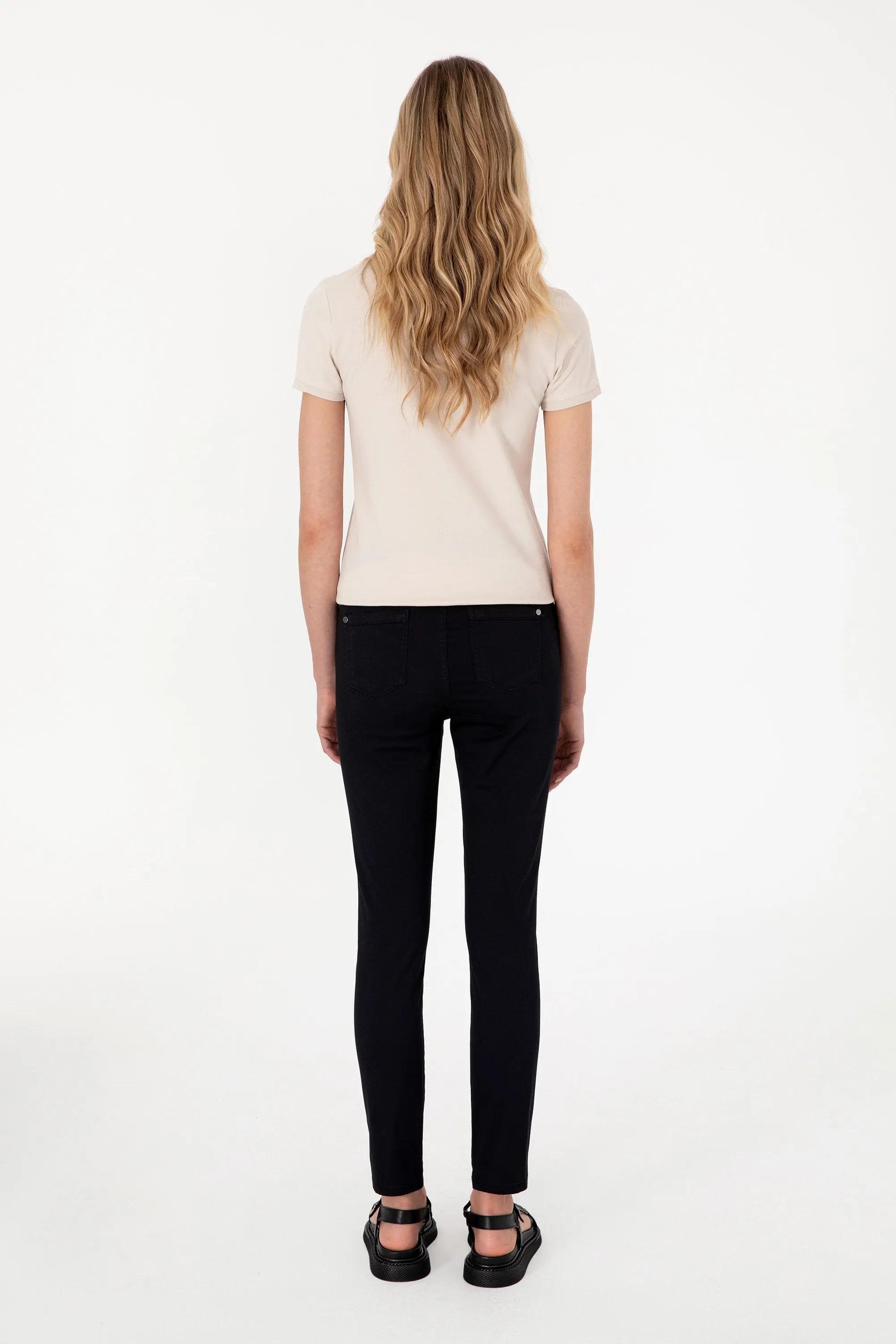 U.S. Polo Assn._Black Denim Style Trouser_G082SZ0780 2098511_VR046_04