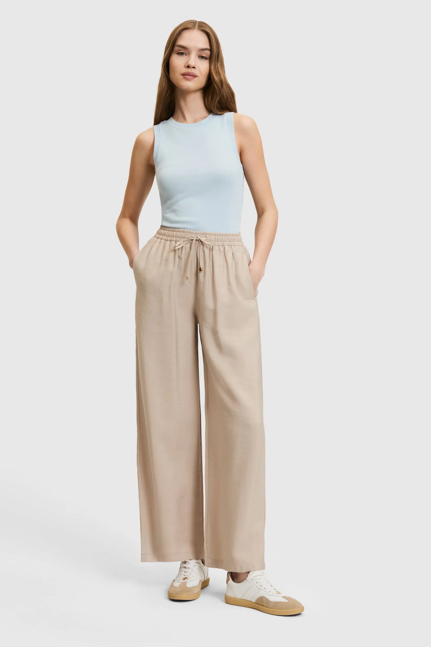 U.S. Polo Assn. Stone Women Stone Sport Trouser SKU: G082SZ0780 PU-9812_VR049 Image 01